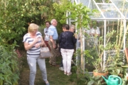 Enorme drukte in de tuin tijdens de open tuinen dag 16 september